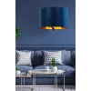 Подвесной светильник в стиле скандинавский TERCINO BLUE LAMPA TK Lighting в кухню, спальню в цвете черный