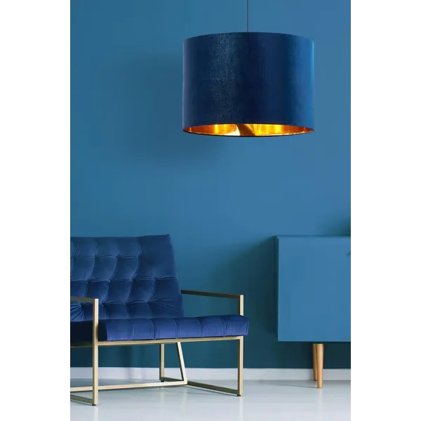 Подвесной светильник в стиле скандинавский TERCINO BLUE LAMPA TK Lighting в кухню, спальню в цвете черный