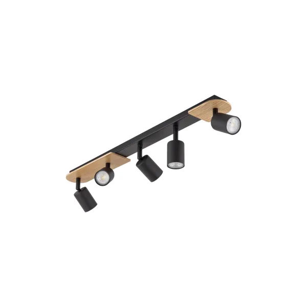 Светильник потолочный COVER WOOD LAMPA  5 TK Lighting в гостиную, кухню в стиле кантри