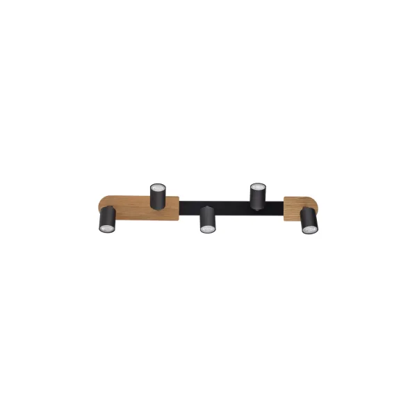 Светильник потолочный COVER WOOD LAMPA  5 TK Lighting в гостиную, кухню в стиле кантри