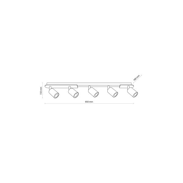 Светильник потолочный COVER WOOD LAMPA  5 TK Lighting в гостиную, кухню в стиле кантри