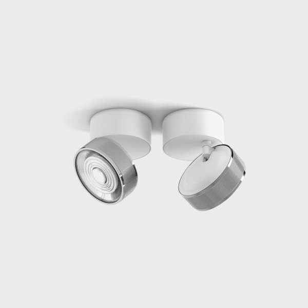 SOL SURF MINI, D75mm, H70mm, LED 7W, 4000K, білий/хром (02.7526.7.940.WH + SOL M RING GRAIN CHROME)