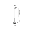 SOL MINI P NANO, D75mm, H135mm, 7W LED, 24°, 4000K, IP20, чёрный (03.7532.7.940.BK/BKG)