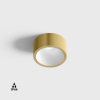 INVISIBLE MINI OUT, D55mm, H58mm, LED 6.3W, 4000K, латунь/белый (01.2203.7.940.BR/WH)