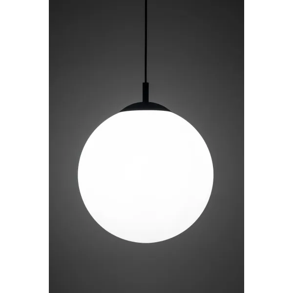 Подвесной светильник в стиле хай-тек ESME WHITE 1 350 TK Lighting в кухню, спальню в цвете черный