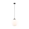 Подвесной светильник в стиле хай-тек ESME WHITE 1 350 TK Lighting в кухню, спальню в цвете черный