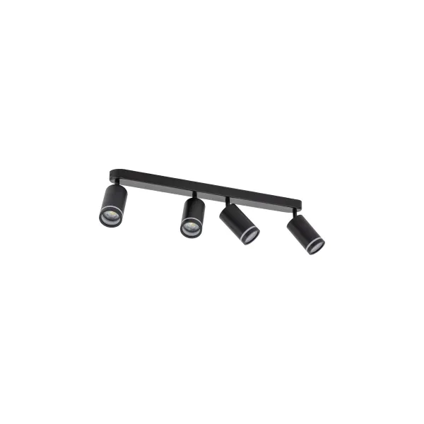 Светильник потолочный JET BLACK 4* GU10 TK Lighting в гостиную, кухню в стиле хай-тек