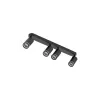 Светильник потолочный JET BLACK 4* GU10 TK Lighting в гостиную, кухню в стиле хай-тек