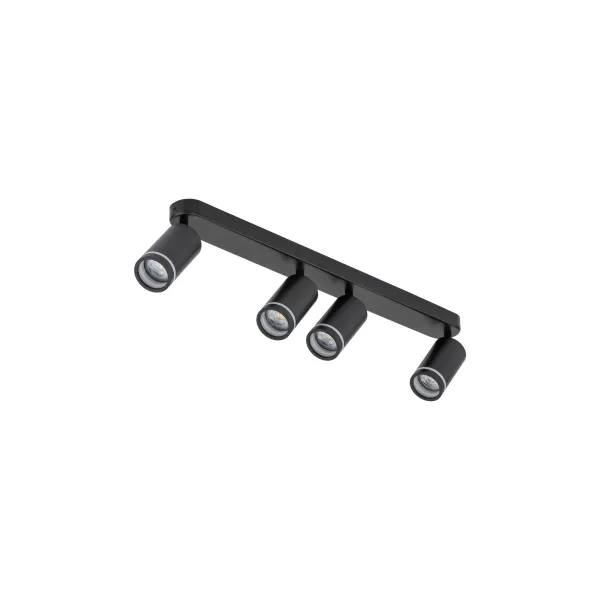 Светильник потолочный JET BLACK 4* GU10 TK Lighting в гостиную, кухню в стиле хай-тек