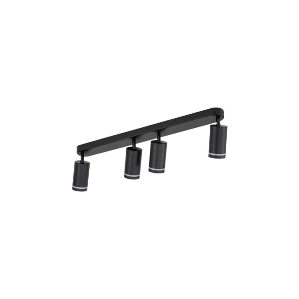 Светильник потолочный JET BLACK 4* GU10 TK Lighting в гостиную, кухню в стиле хай-тек