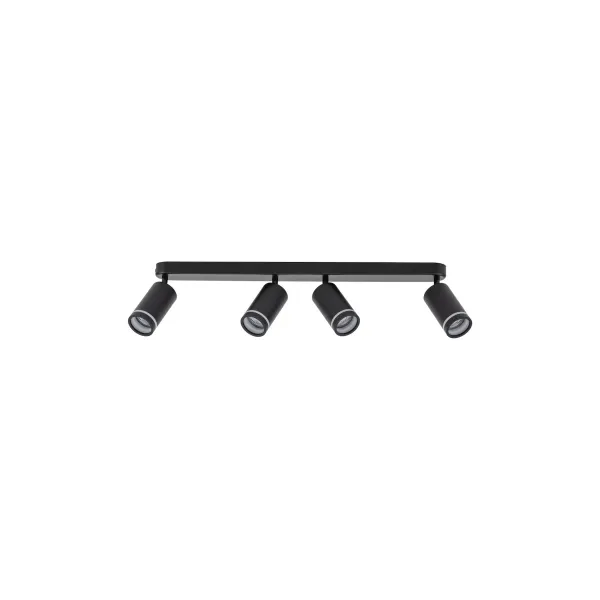 Светильник потолочный JET BLACK 4* GU10 TK Lighting в гостиную, кухню в стиле хай-тек
