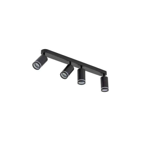 Светильник потолочный JET BLACK 4* GU10 TK Lighting в гостиную, кухню в стиле хай-тек