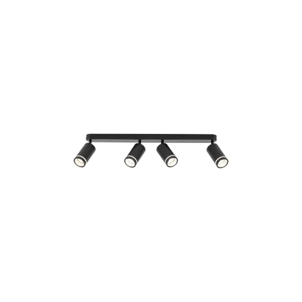 Светильник потолочный JET BLACK 4* GU10 TK Lighting в гостиную, кухню в стиле хай-тек