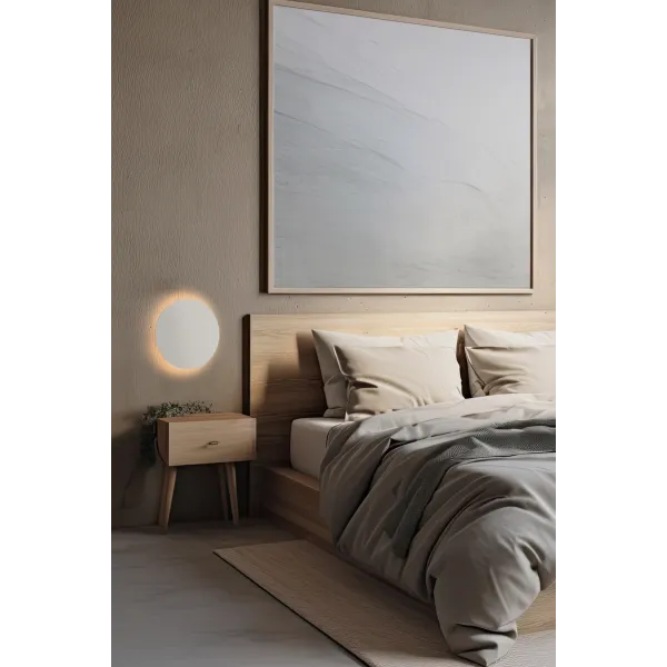 Бра настенное в спальню и гостиную LUNA BEIGE 300 3 TK Lighting в стиле модерн