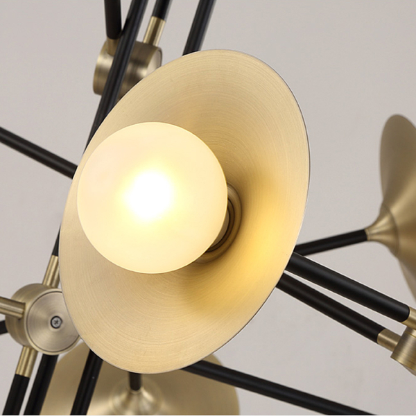 Підвісна світлодіодна люстра VERK 12 lamps у вітальню сучасна LED