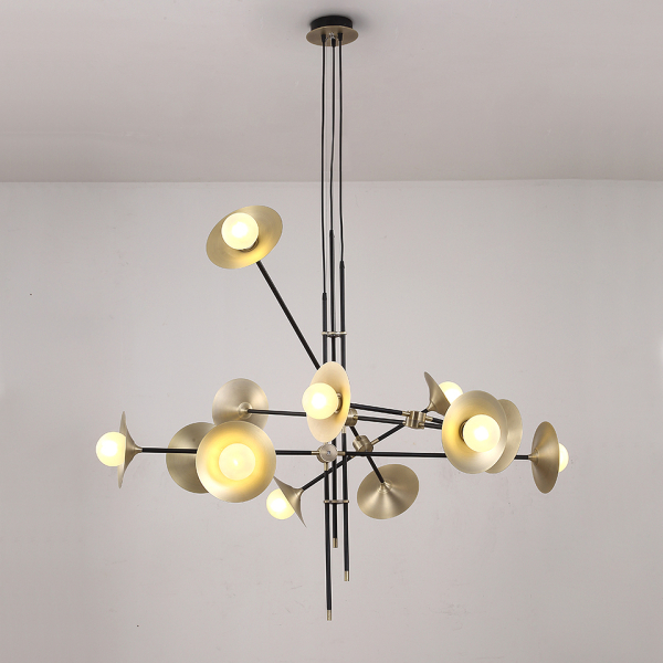Підвісна світлодіодна люстра VERK 12 lamps у вітальню сучасна LED