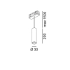 IN_LINE TUB S P 200, D30mm, H200mm, LED 7W, 3000К, белый (06.0320.8.930.WH)