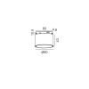 PICO_LINE TOP, D60mm, H43mm, 5W LED, 3000K, ON/OFF, 24V, латунь (16.0643.5.930.BR)