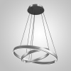 Підвісна світлодіодна люстра VEIKKO D65+45 Chrome LED