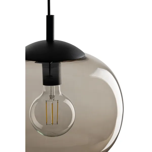 Подвесной светильник в стиле хай-тек VIBE TOPAZ LAMPA WISZACA 1  250 TK Lighting в кухню, спальню в цвете черный