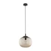 Подвесной светильник в стиле хай-тек VIBE TOPAZ LAMPA WISZACA 1 250 TK Lighting в кухню, спальню в цвете черный