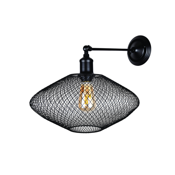 Бра настенное 907W016F-1 BK levistella в стиле лофт