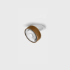 SOL IN MINI, D75mm, H26mm, LED 7W, 4000K, белый/coffee (01.7526.7.940.WH + SOL M RING GRAIN COFFEE)