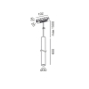 IN_RING TUB S P 600, D30mm, H600mm, LED 7W, 50º, 4000K, белый (09.0360.8.940.WH)