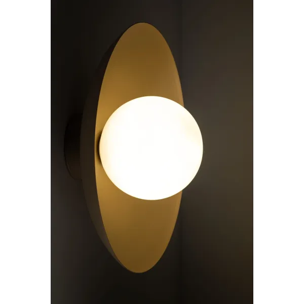 Бра настенное в спальню и гостиную SLATE SABIA GLASS KINKIET 1XG9 TK Lighting в стиле модерн