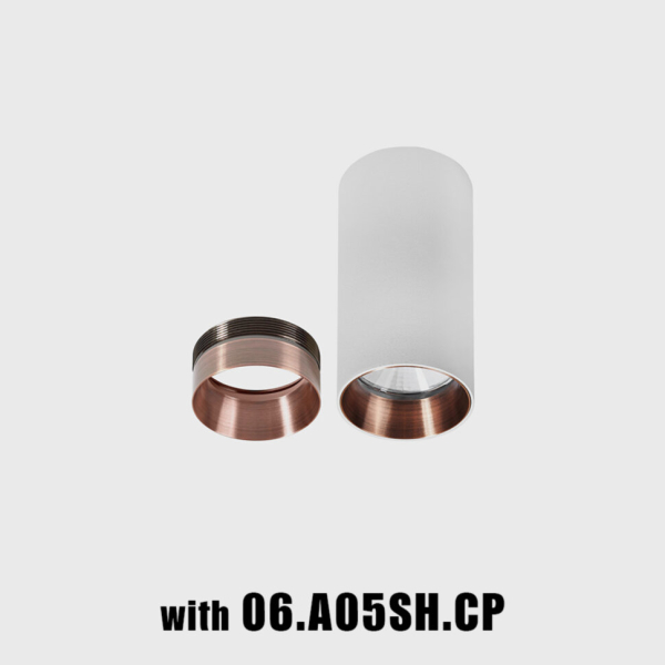TUB M S 110, D52mm, H110mm, LED 9W, 4000К, білий (02.0511.9.940.WH)