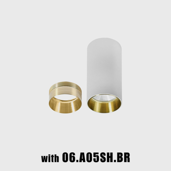 TUB M S 110, D52mm, H110mm, LED 9W, 4000К, білий (02.0511.9.940.WH)