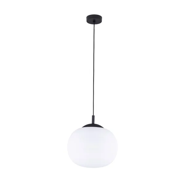 Подвесной светильник в стиле модерн VIBE WHITE Підвіс 1  350 TK Lighting в кухню, спальню в цвете черный