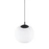 Подвесной светильник в стиле модерн VIBE WHITE Підвіс 1  350 TK Lighting в кухню, спальню в цвете черный