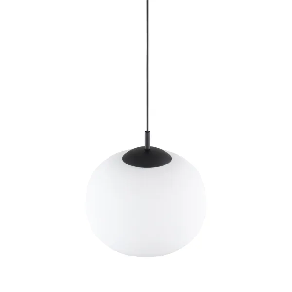 Подвесной светильник в стиле модерн VIBE WHITE Підвіс 1  350 TK Lighting в кухню, спальню в цвете черный