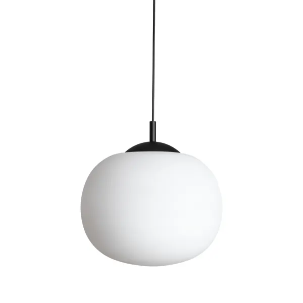 Подвесной светильник в стиле модерн VIBE WHITE Підвіс 1  350 TK Lighting в кухню, спальню в цвете черный