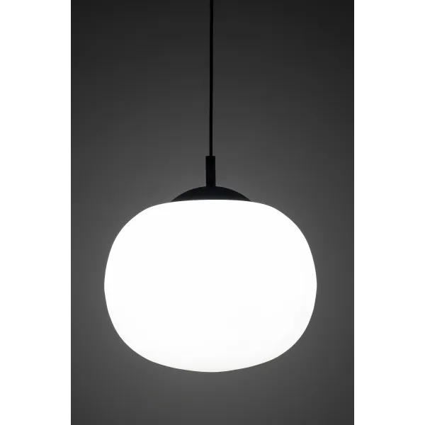 Подвесной светильник в стиле модерн VIBE WHITE Підвіс 1  350 TK Lighting в кухню, спальню в цвете черный