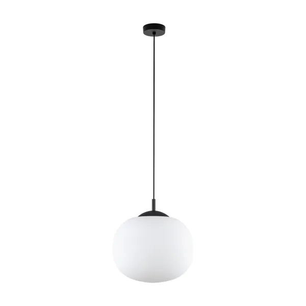 Подвесной светильник в стиле модерн VIBE WHITE Підвіс 1  350 TK Lighting в кухню, спальню в цвете черный