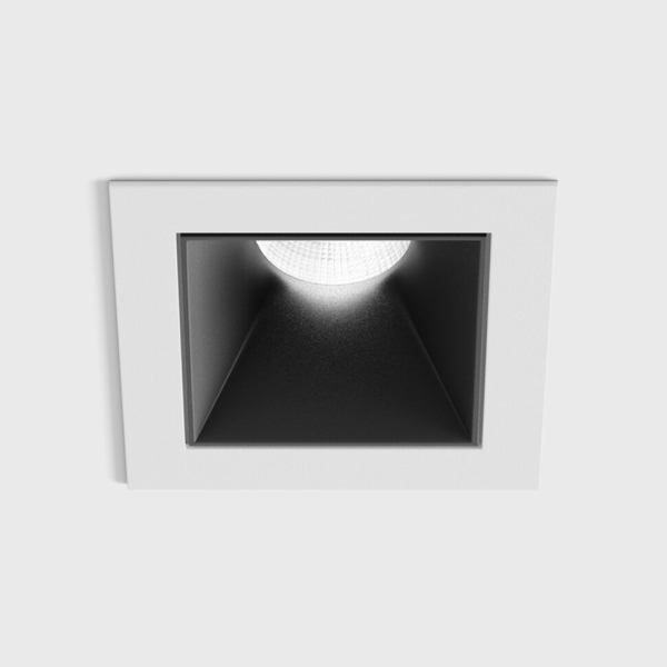 NANO S, L48мм, W48мм, H67мм, LED 8W 3000K, белый-черный (01.3911.8.930.WH + 01.A391.BK)