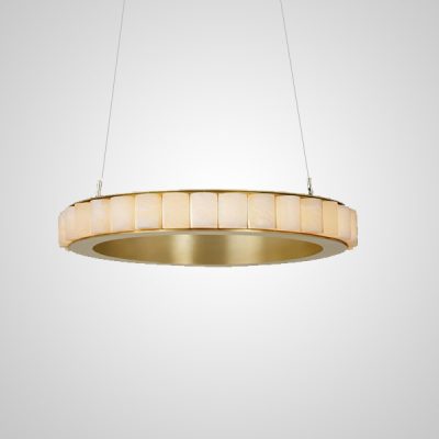 Подвесная люстра MONSINE D60 Brass светодиодная в зал