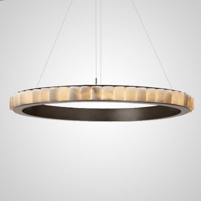 Підвісна світлодіодна люстра MONSINE D100 Black сучасна LED
