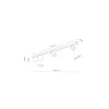 Светильник потолочный VOX LAMPA SUFITOWA 4 TK Lighting в гостиную, кухню в стиле хай-тек