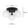 Купить Люстра 761X1203F-3 BK+WH (200)