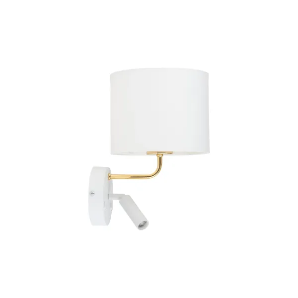 Бра настенное в спальню и гостиную RICHI WHITE/GOLD Бра TK Lighting в стиле модерн