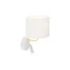 Бра настенное в спальню и гостиную RICHI WHITE/GOLD Бра TK Lighting в стиле модерн