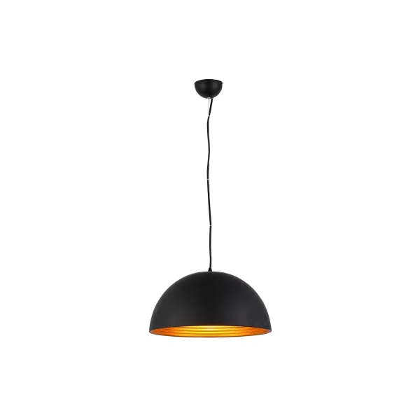 Люстра в кухню, коридор MODENA 50 BLACK/GOLD Azzardo в стиле лофт Цвет: черный