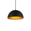 Люстра в кухню, коридор MODENA 50 BLACK/GOLD Azzardo в стиле лофт Цвет: черный
