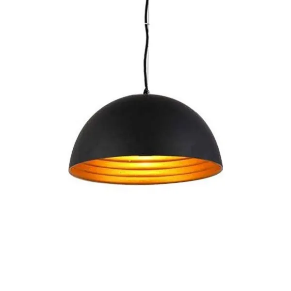 Люстра в кухню, коридор MODENA 50 BLACK/GOLD Azzardo в стиле лофт Цвет: черный