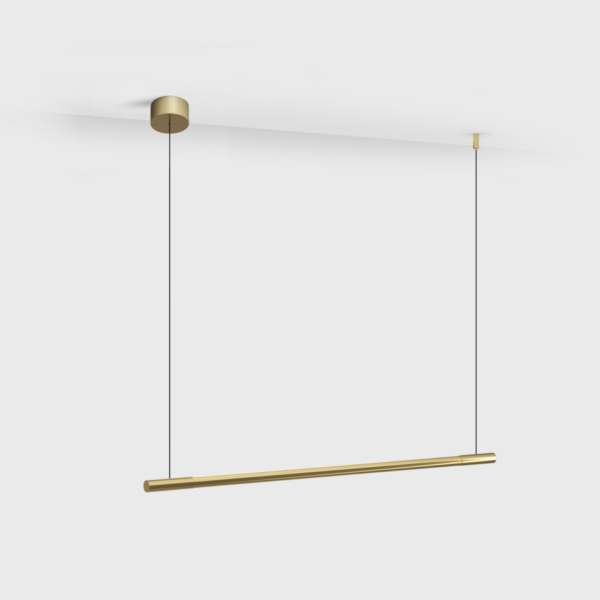 Светильник подвесной SLIMLINE, L700mm, D18mm, LED 5W, 3000К, 48V, латунь (10.1870.5.930.BR)