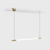 Светильник подвесной SLIMLINE, L700mm, D18mm, LED 5W, 3000К, 48V, латунь (10.1870.5.930.BR)