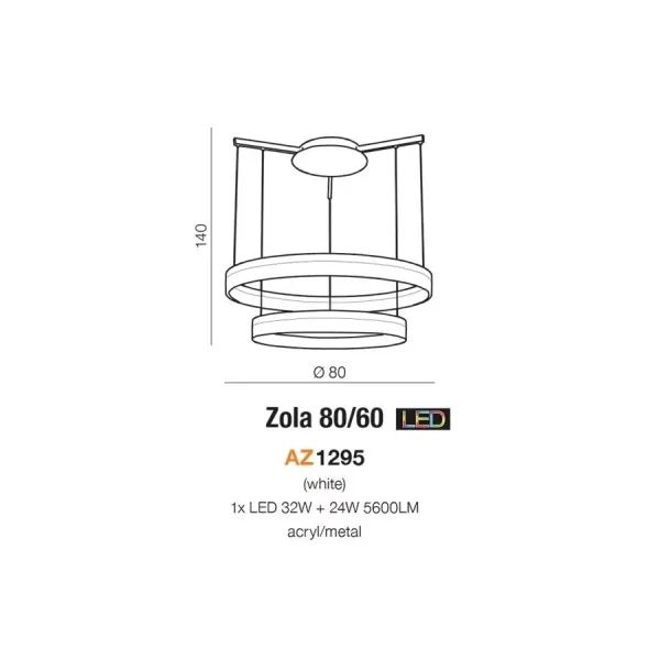 Світильник стельовий AZZARDO
